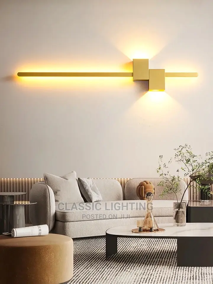 New Modern Minimalist LED Interior Wall Lamp Black White