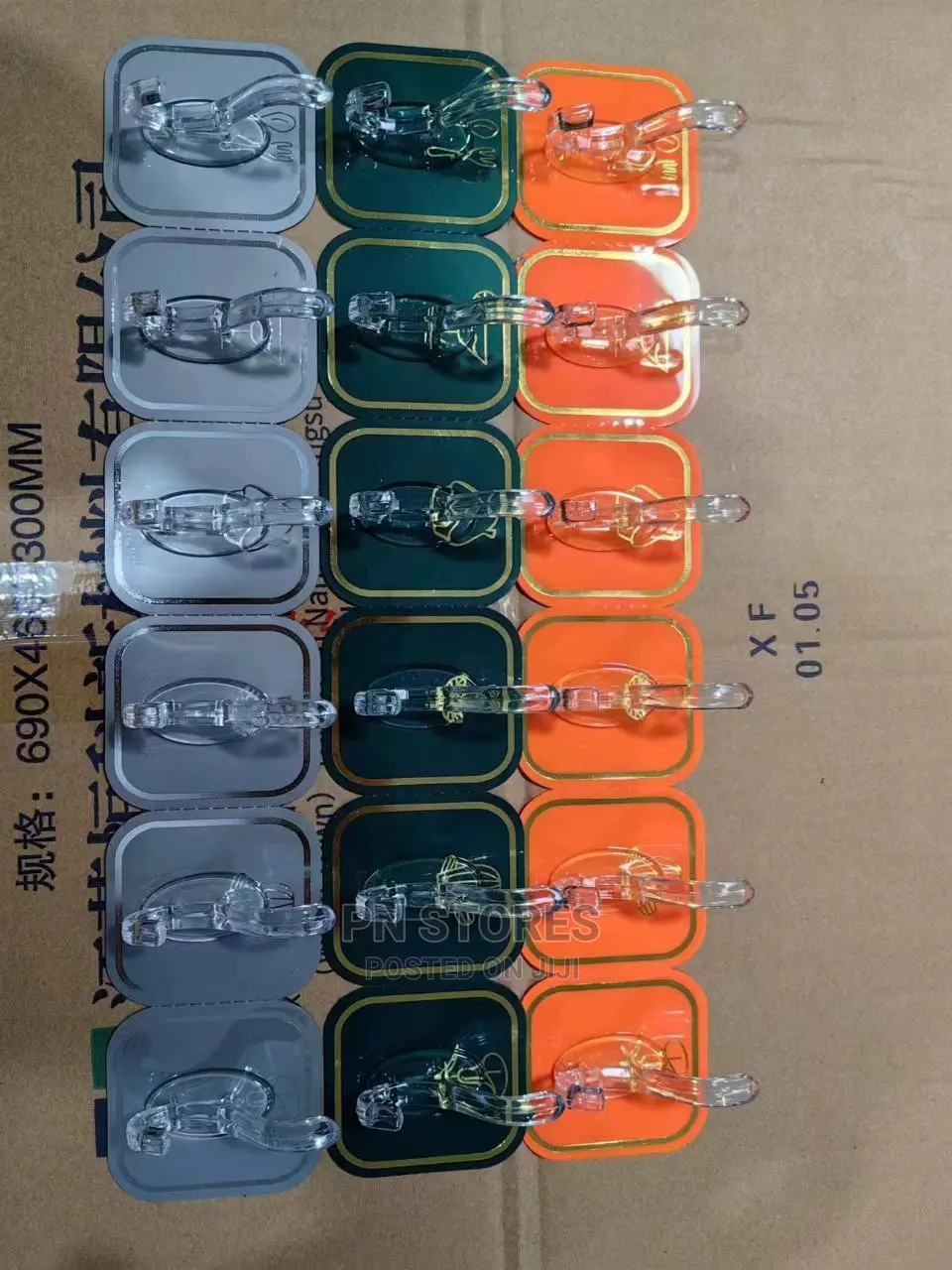 12 PCS Strong Adhesive Wall Stick Hook