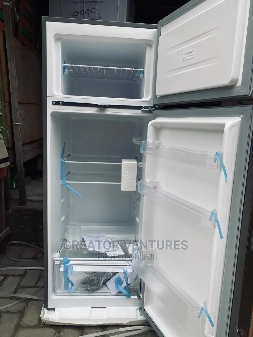 BRUHM Double Door Refrigerator 200L Low Voltage,Fast Cooling