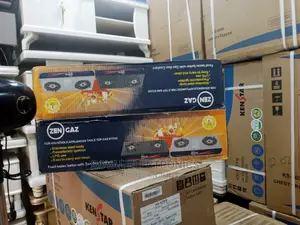 Brand New Zengaz Double 
Burners Table Top Gas Cooker