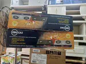 Very New Zengaz Double 
Burners Table Top Gas Cooker