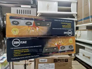 Great Quality Zengaz Double 
Burners Table Top Gas Cooker
