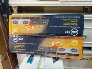Superior Quality Zengaz Double 
Burners Table Top Gas Cooker