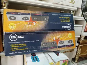Original Quality Zengaz Double 
Burners Table Top Gas Cooker