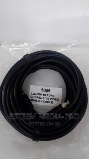 Factory Made 12g Sdi Cable 10mtrs Pure Copper Quality Video Cable
