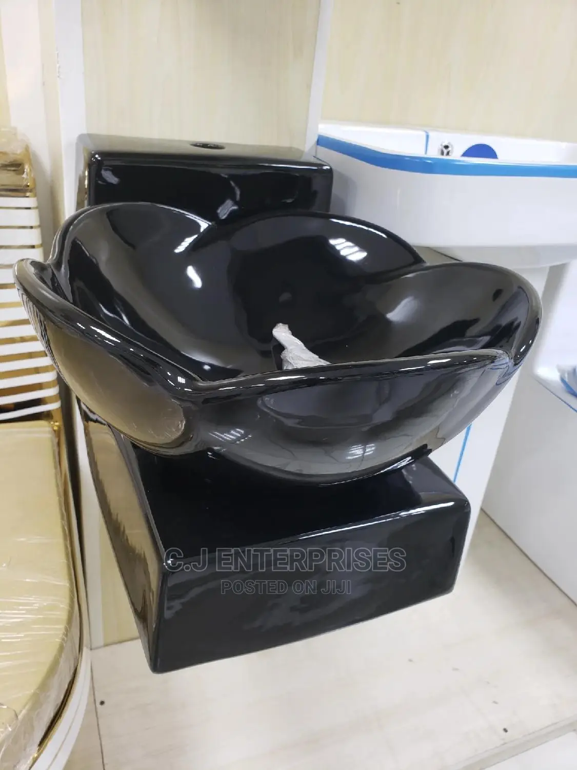 Wall Hung Basin Black Color