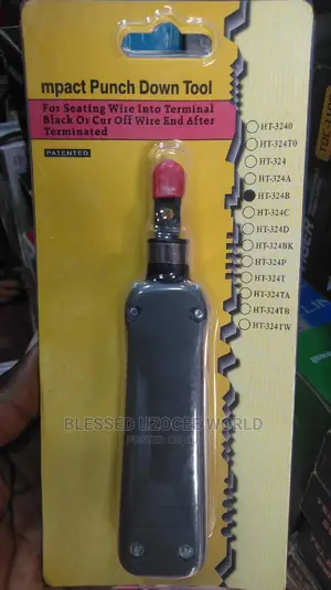 Portable Impact Punch Down Tool for Wire Termination