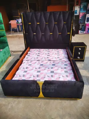 Lasting Upholstery Padded HDF Bedframe - 4.5 by 6 Set