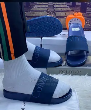 Top Quality Calvin Klein Slides_blue