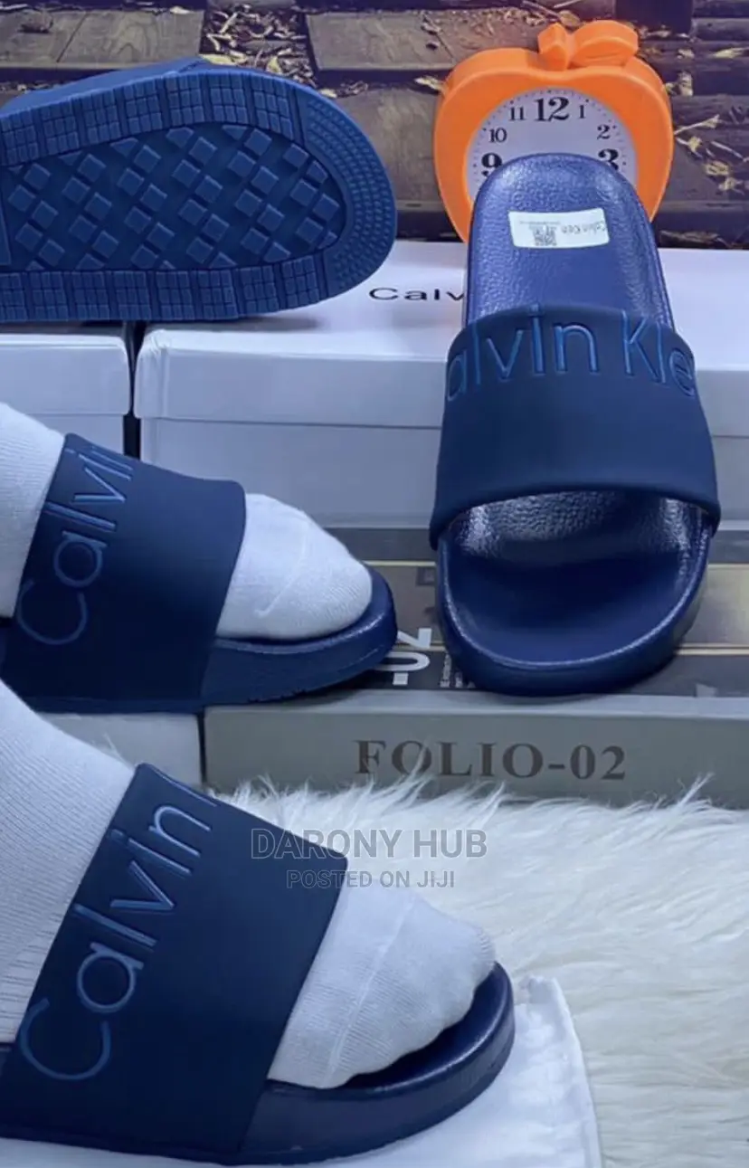Top Quality Calvin Klein Slides_blue