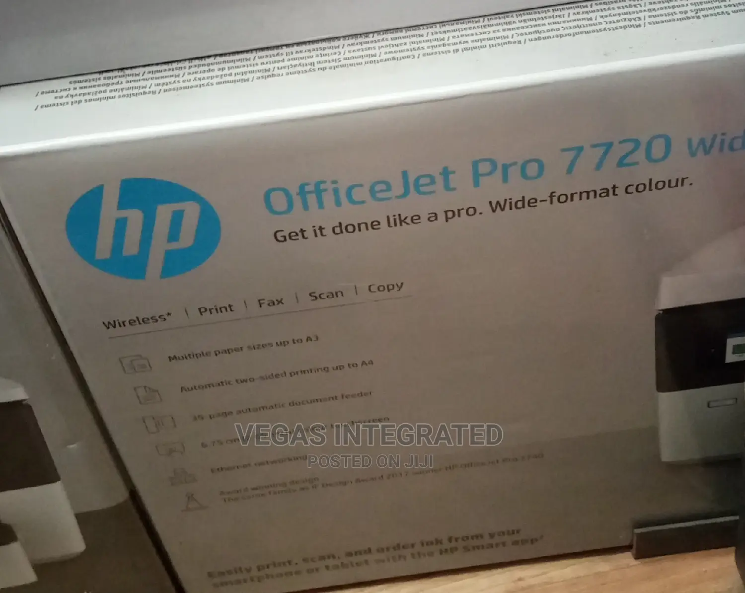 HP Officejet Pro 7720 Wide Format All-in-one Printer