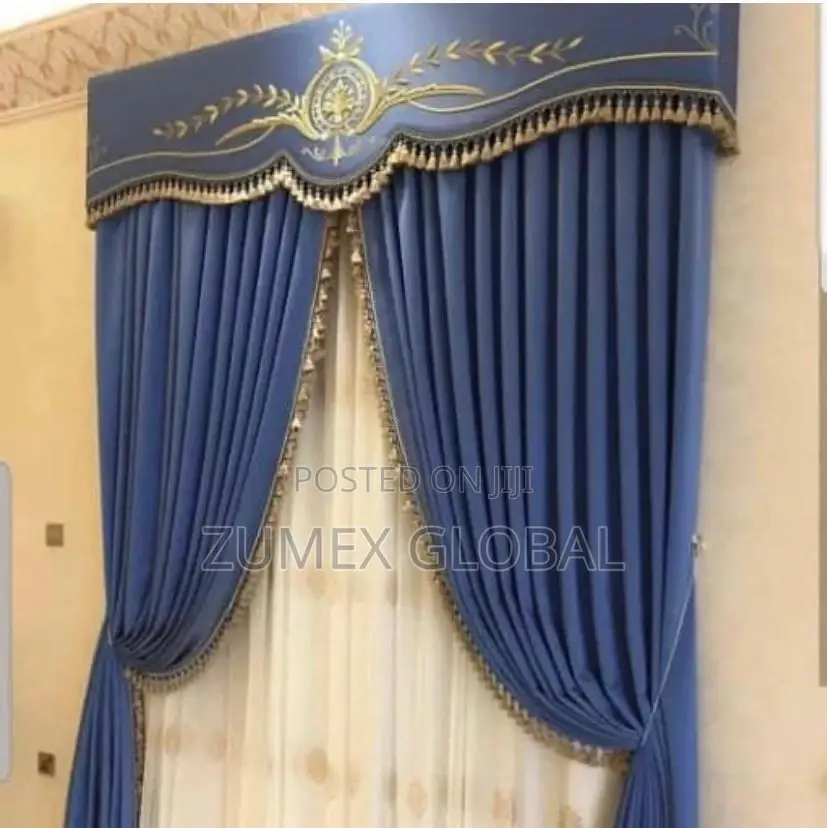 Royal Blue Curtain