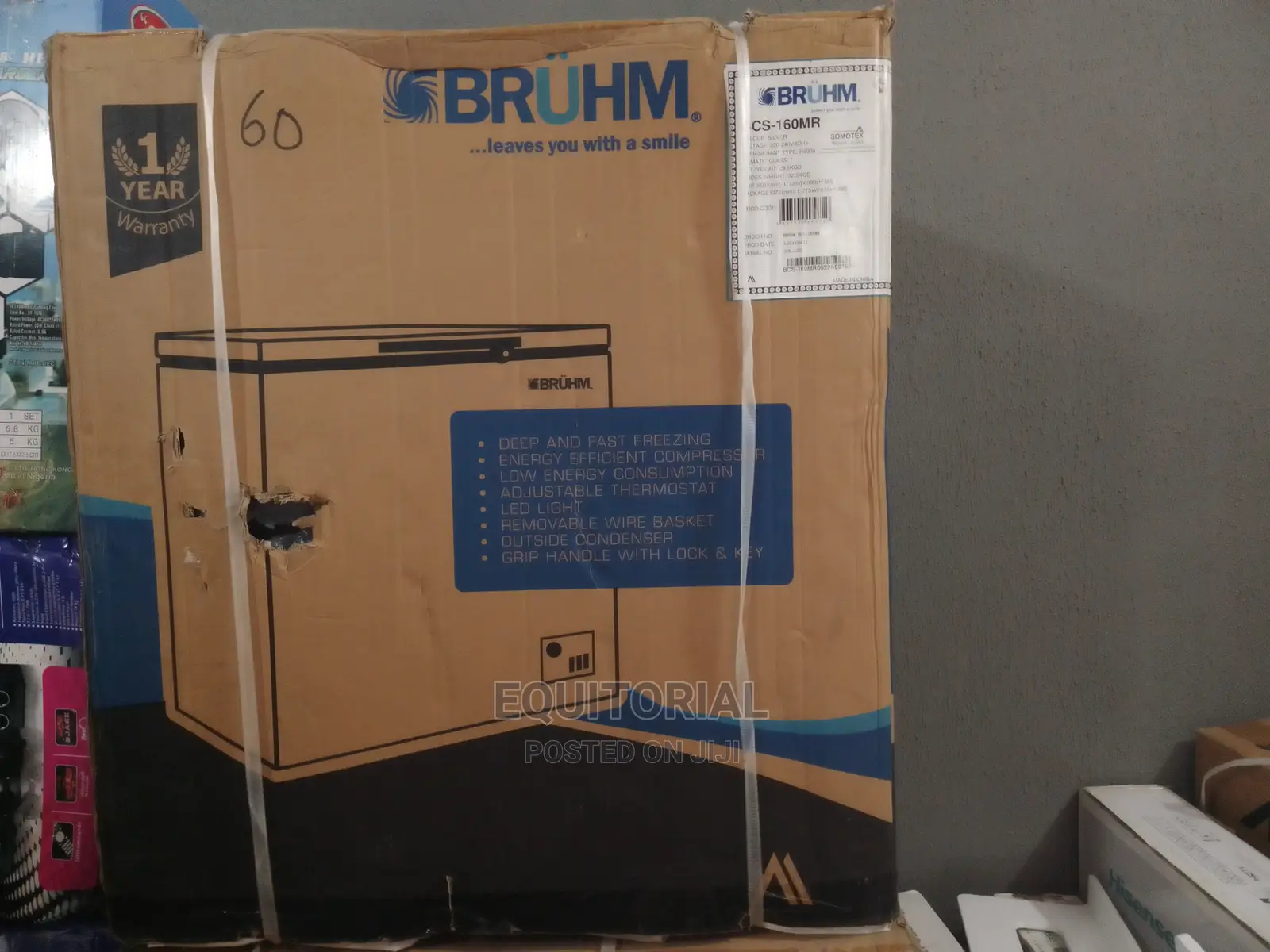 Bruhm Chest Freezer Silver