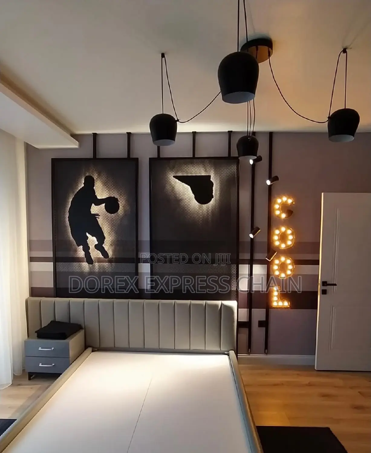 Cool Beautiful Bedframe With Bedside