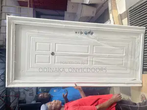 7ft by 3ft 60mm China Security Steel Door(6 Panel Design)