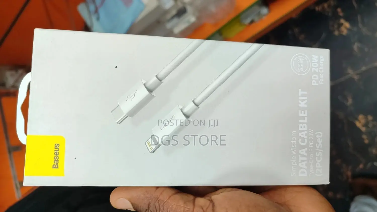 Baseus Simple Wisdom Data Cable Kit Type C to iPhone 20w 2pc