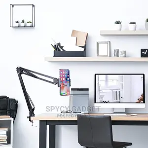 Table Mount Clamp Phone Holder With Suspension Boom