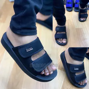 Black Blue Zara Slides_top Quality