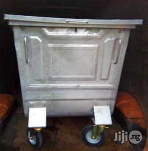 Continental 500 Litre Galvanized Waste Bin