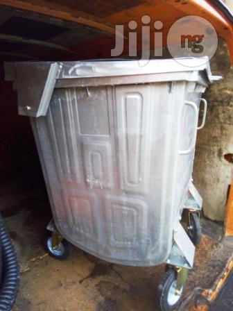 Continental 500 Litre Galvanized Waste Bin
