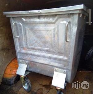 Continental 500 Litre Galvanized Waste Bin