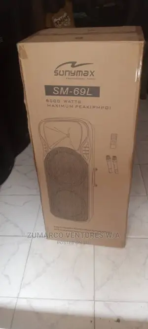 Songmax Public Address System 15" Double With Equalizer