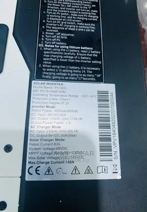 4kva Must Inverter Hybrid
