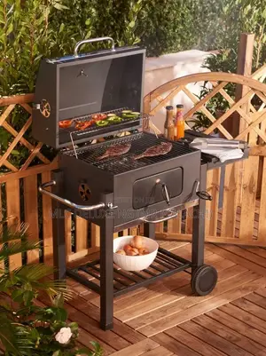 (Adjustable Heat)Barbecue Griller/Charcoal BBQ Grill (Mobile
