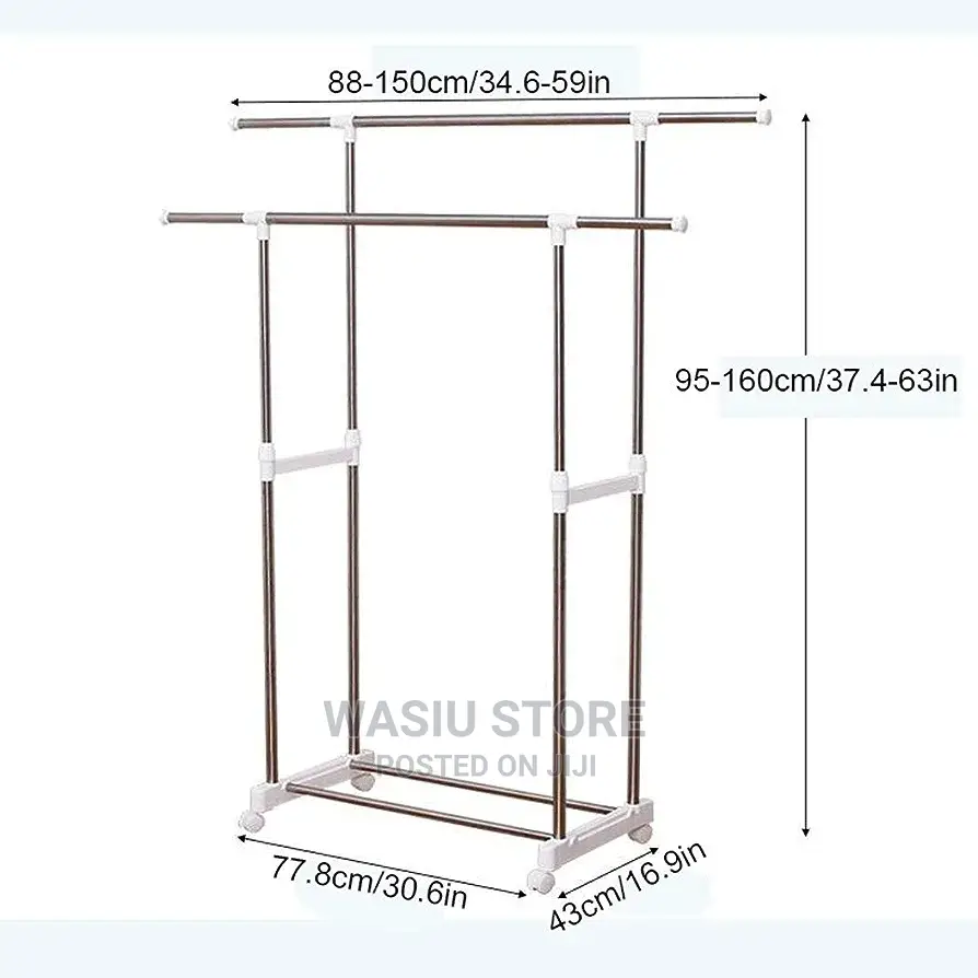 Double Pole Telescopic Clothes Hanger in Lagos Island (Eko) Home