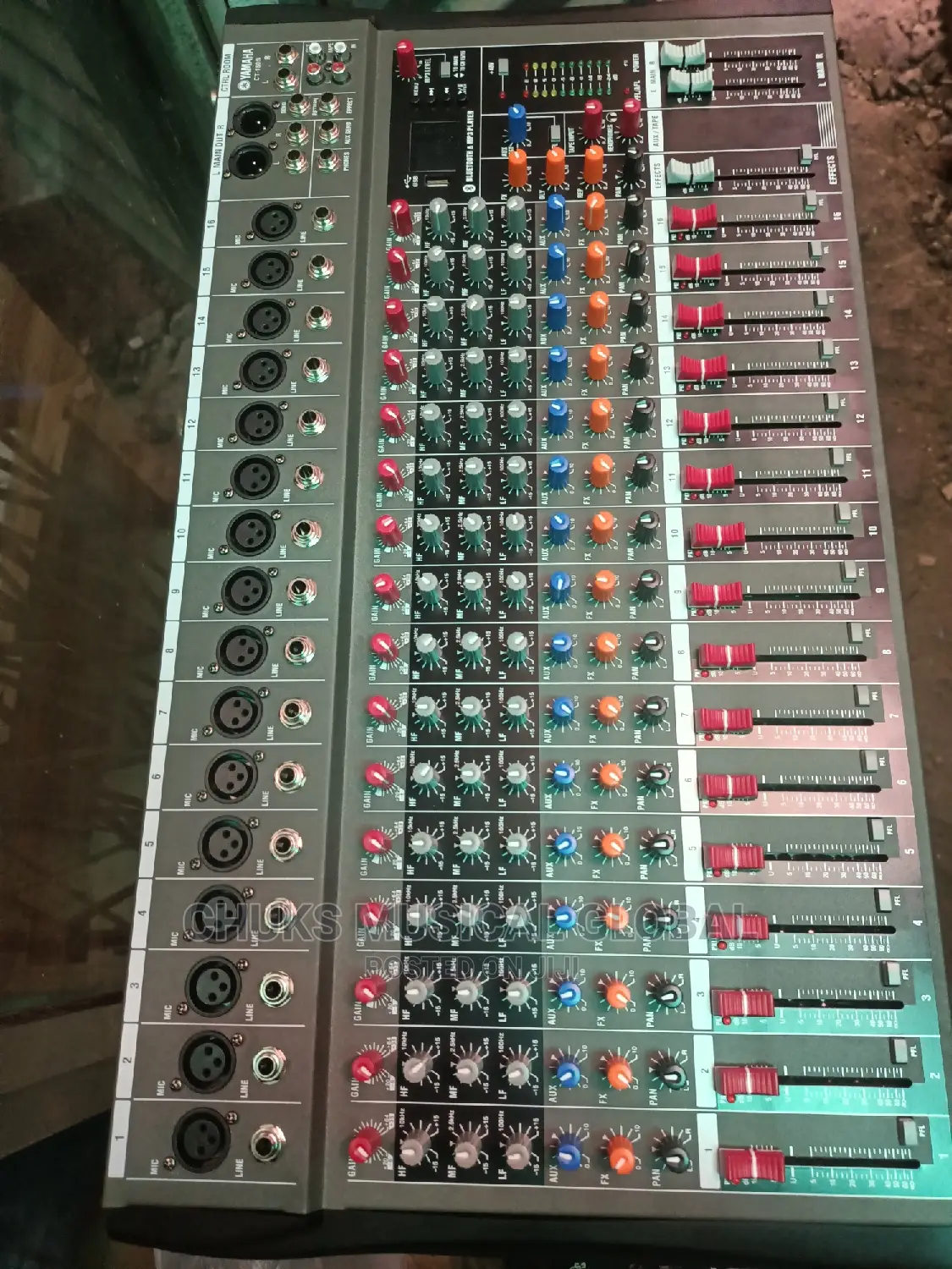Yamaha-16 Channels With Bluetooth