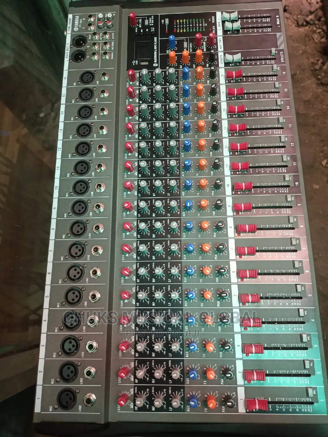 Yamaha-16 Channels With Bluetooth