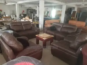 Imported Set of Leather Chair With Fibre by 7 Seaters