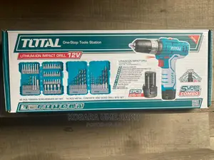 Total 12v Impact Drill With Accessories