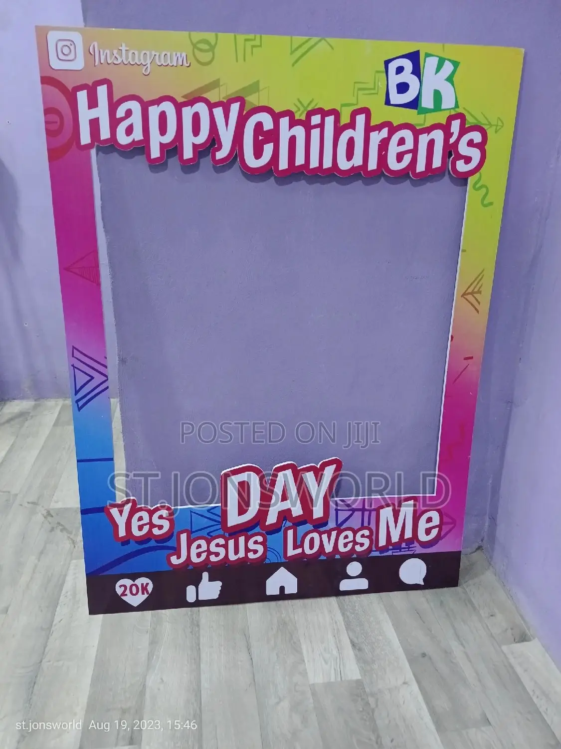 Instagram Selfie Board Frame