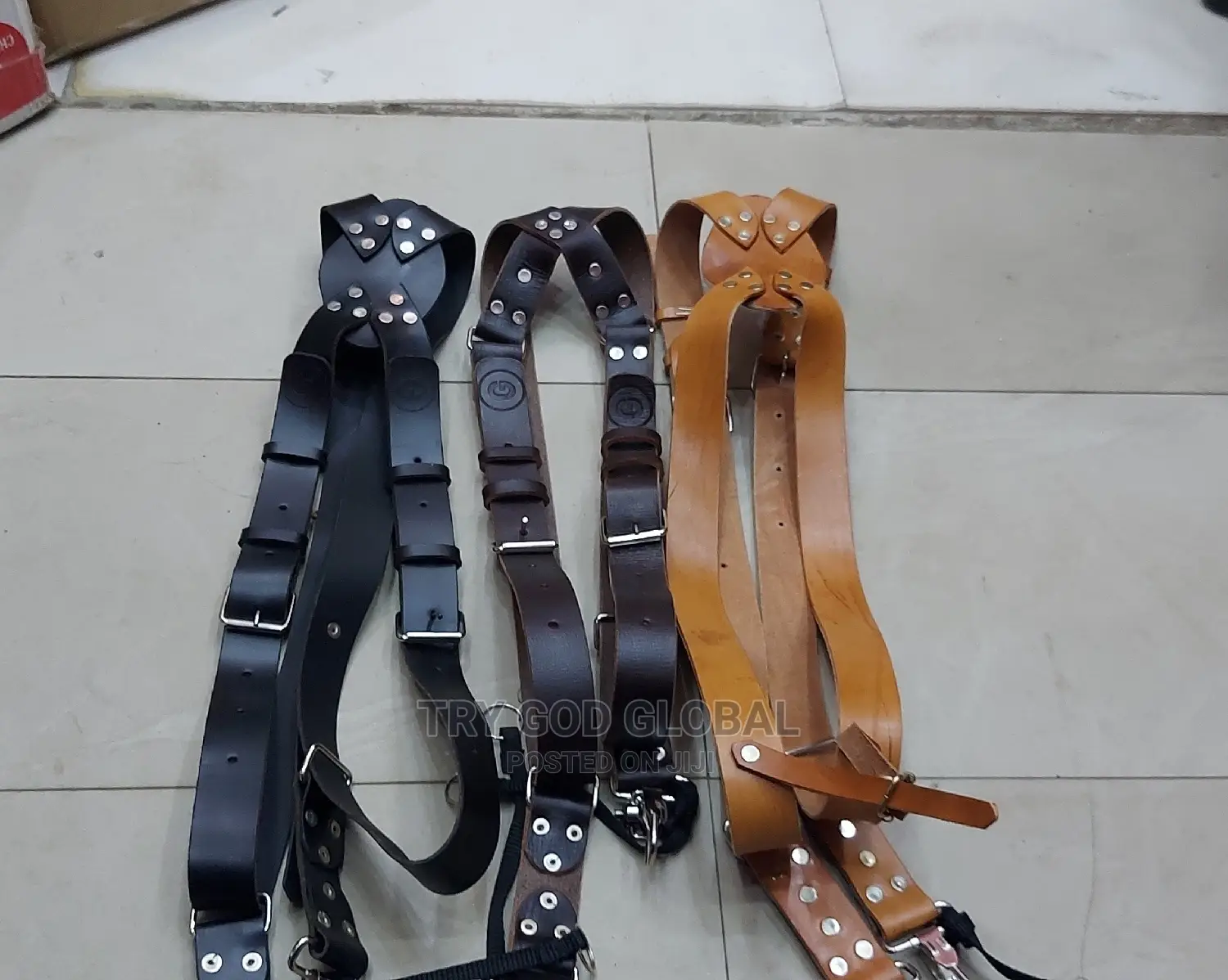 Leather Stripe Double