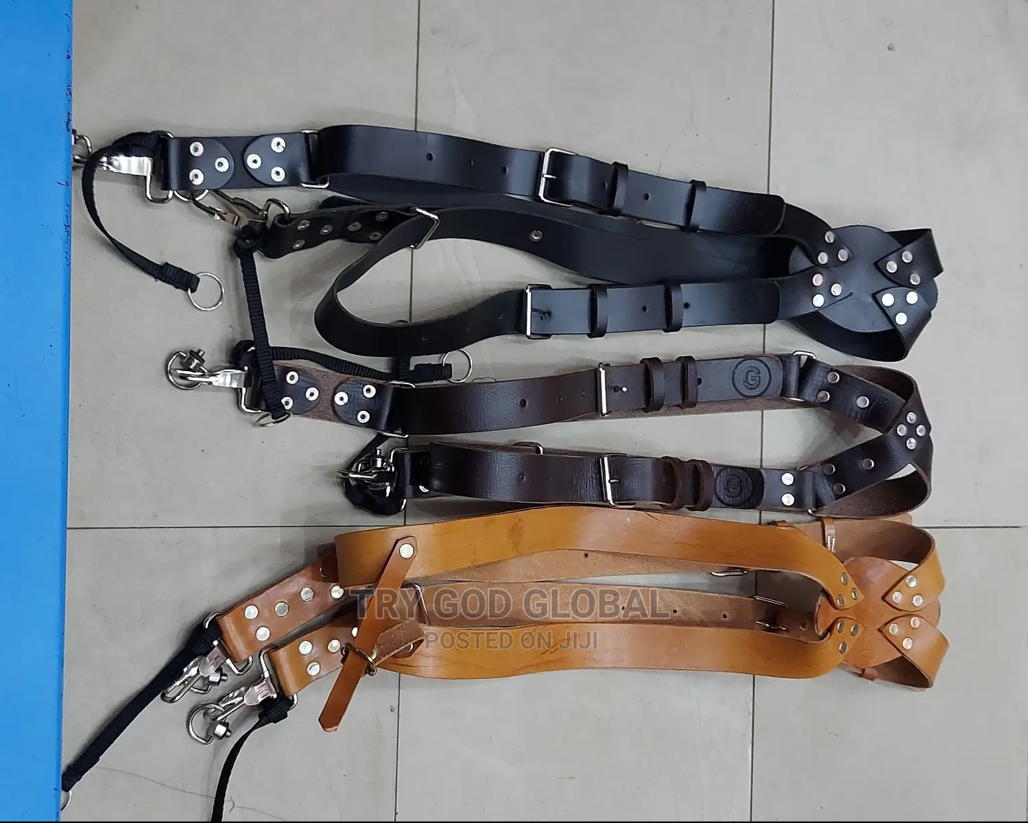 Leather Stripe Double