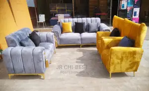 Top-Grade Living Room Upholstery Fabric Sofa | Chair | Couch