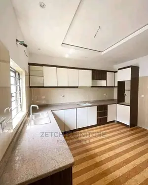 Standard Marble Top Kitchen Cabinet (Hdf High Gloss)