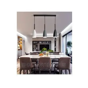 3 Heads Modern Metal Kitchen Dining Restaurant Bulbs Light
