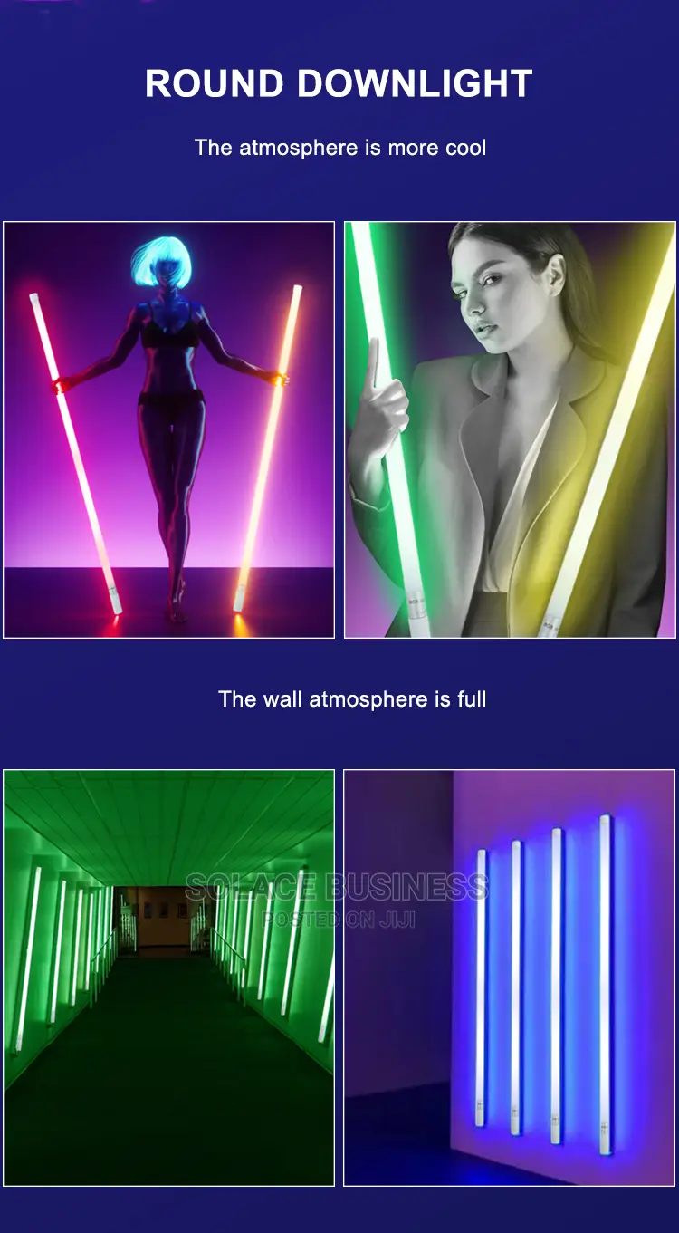 120cm RGB Handheld Tube Practical Studio Dance Light