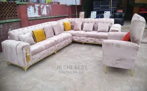 Premium Upholstery L-Shaped Sofa Chairs of Great Quality