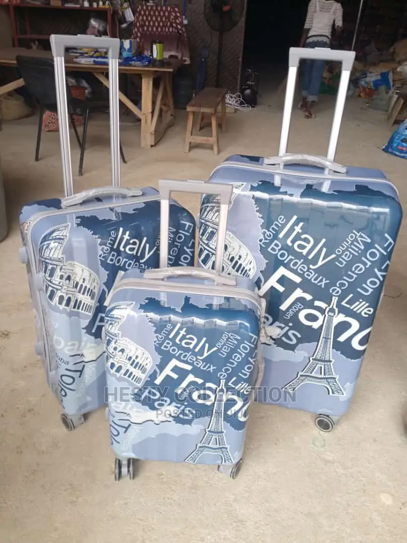 3 In 1 Travelling Luggage Bag Plastic
