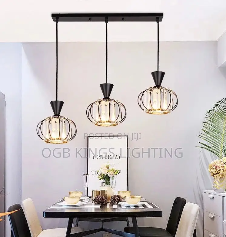 Nordic LED Crystal Dining Dropping Pendant Lights
