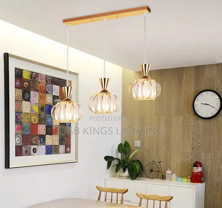 Nordic LED Crystal Dining Dropping Pendant Lights