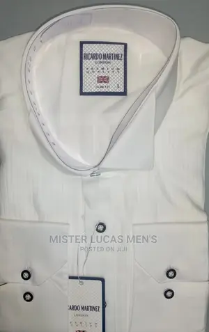 Ricardo Martinez Plain White Shirtz.