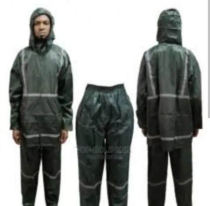 Up And Down Reflective Rain Coat