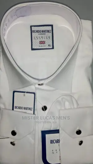 Ricardo Martinez Plain White Shirtz.