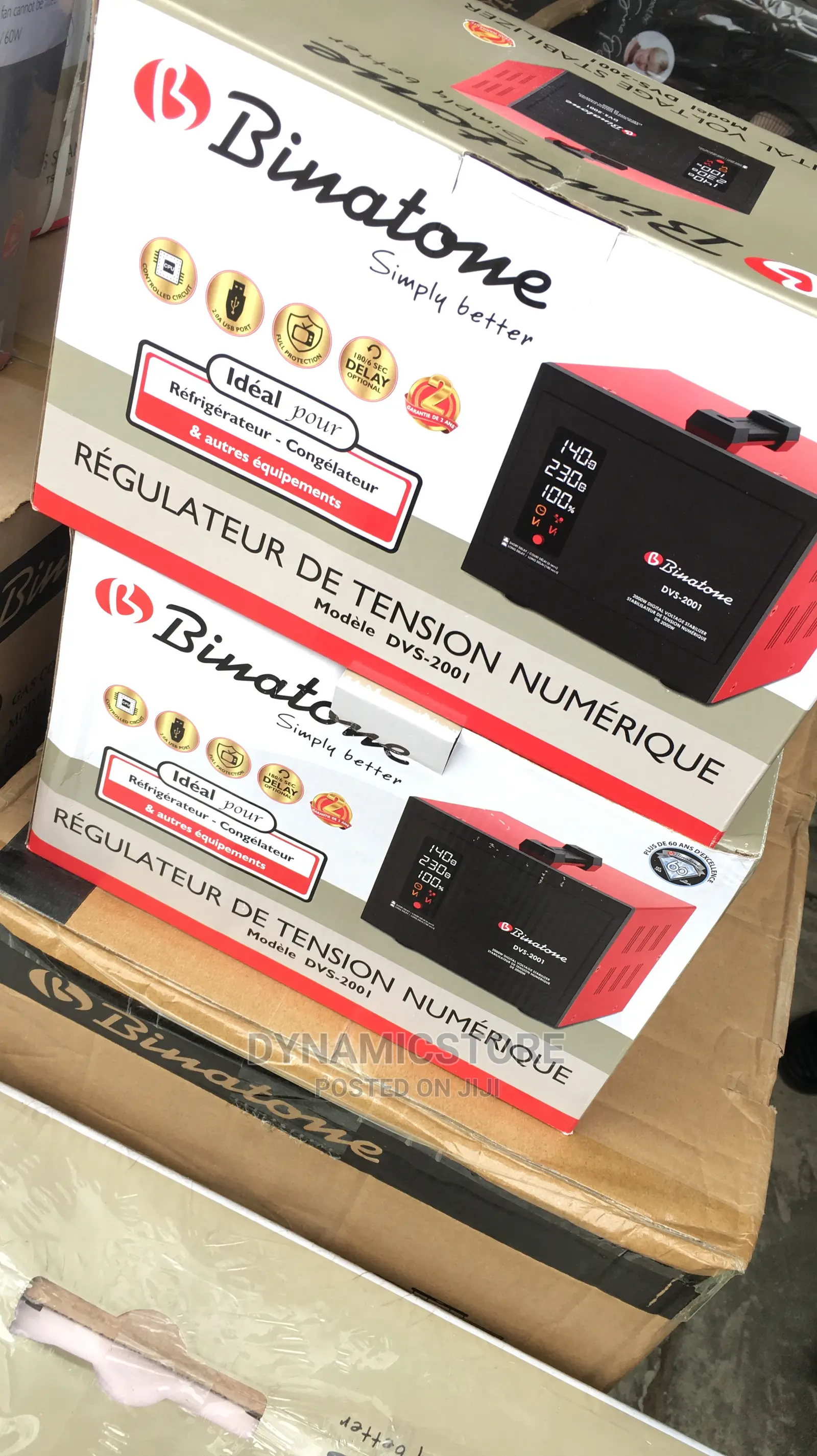 Binatone 2000VA Digital Voltage Regulator/ Fridge and Freeze