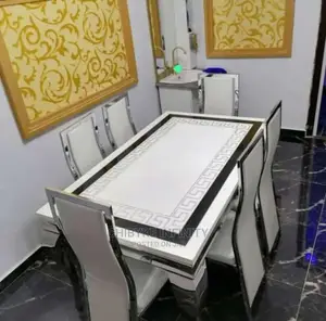 Dinning Table and Chairs by 6, Home Furniture, Available Now