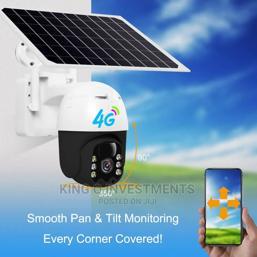 PTZ Solar 4g Camera V380 App
